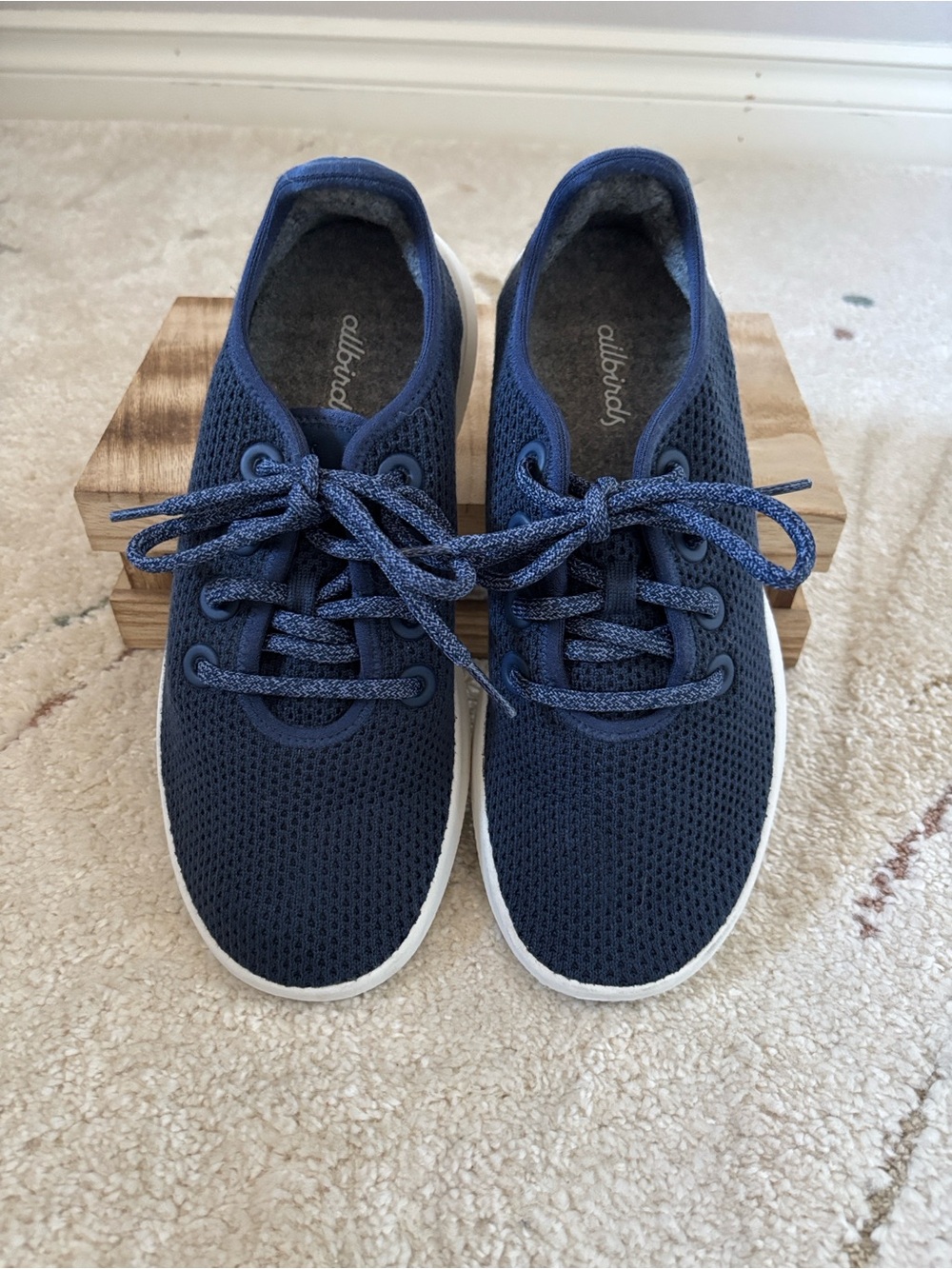 allbirds Navy Blue Tree Runners